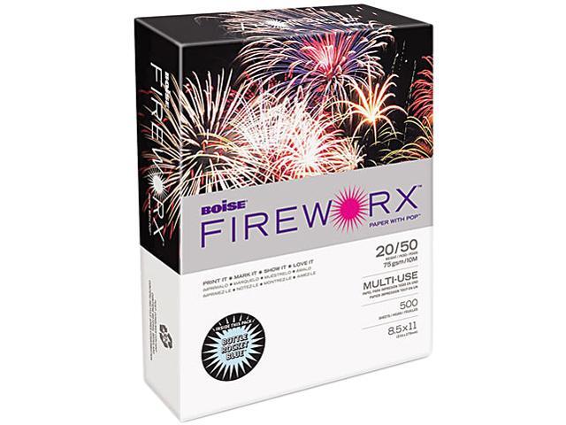 Boise MP2201-BE FIREWORX Colored Paper, 20lb, 8-1/2 x 11, Bottle Rocket Blue, 500 Sheets/Ream