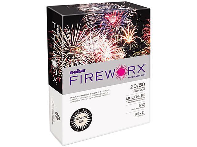 Boise MP2201-TN FIREWORX Colored Paper, 20lb, 8-1/2 x 11, Rat-a-Tat Tan, 500 Sheets/Ream