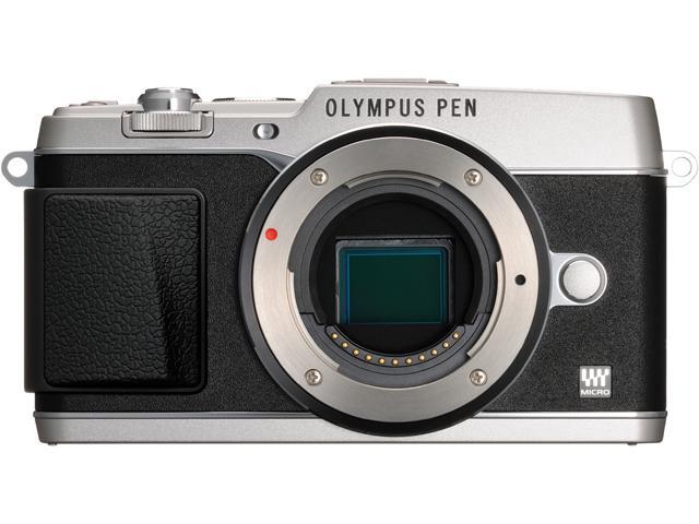 OLYMPUS PEN E-P5 V204050SU000 Silver 16.1 MP 3.0" 1037K Touch LCD Micro Four Thirds interchangeable lens system camera - ...