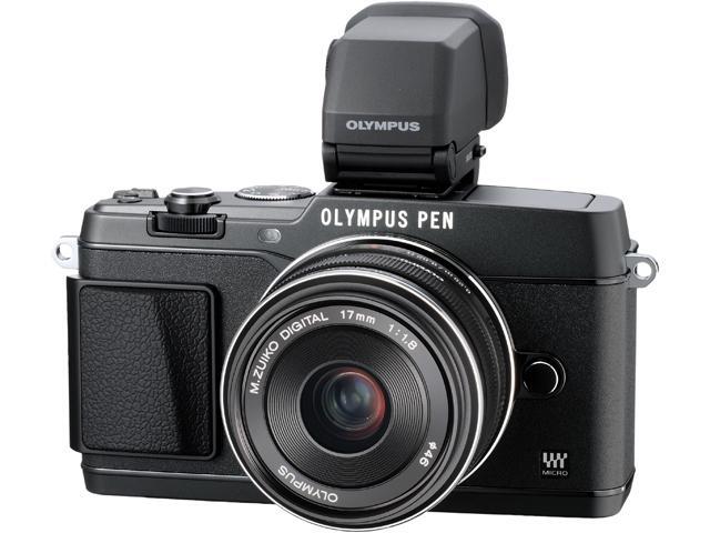 OLYMPUS PEN E-P5 V204053BU000 Black 16.1 MP 3.0" 1037K Touch LCD Micro Four Thirds interchangeable lens system camera with ...