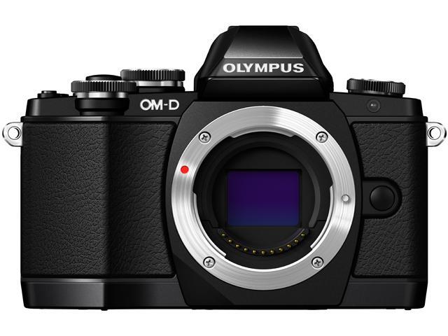 OLYMPUS OM-D E-M10 V207020BU000 Black 16.1MP 3.0" 1037K Touch LCD Digital Camera - Body Only