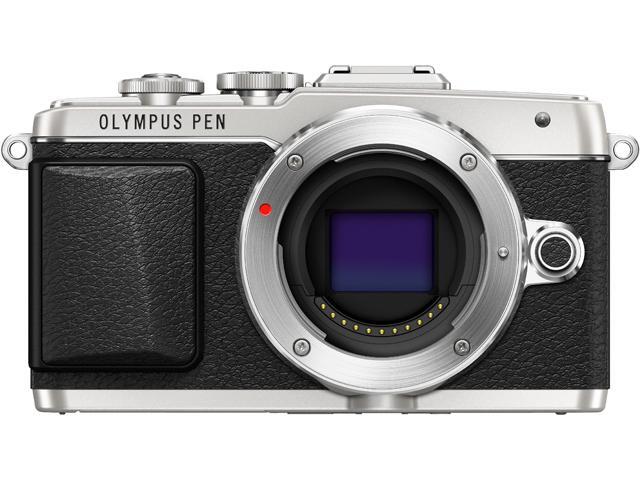 OLYMPUS PEN E-PL7 V205070SU000 Silver Micro Four Thirds Interchangeable Lens System Camera - Body 