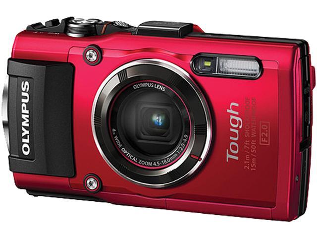 Olympus Stylus TOUGH TG-4 Digital Camera (Red)