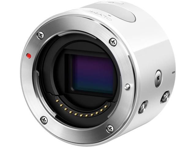 OLYMPUS AIR A01 V208010WU000 White 16.05 MP Mirrorless Micro Four Thirds Lens-Style Digital Camera - Body