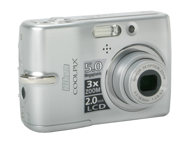 Nikon CoolPix L10 Silver 5.0 MP 3X Optical Zoom Digital Camera