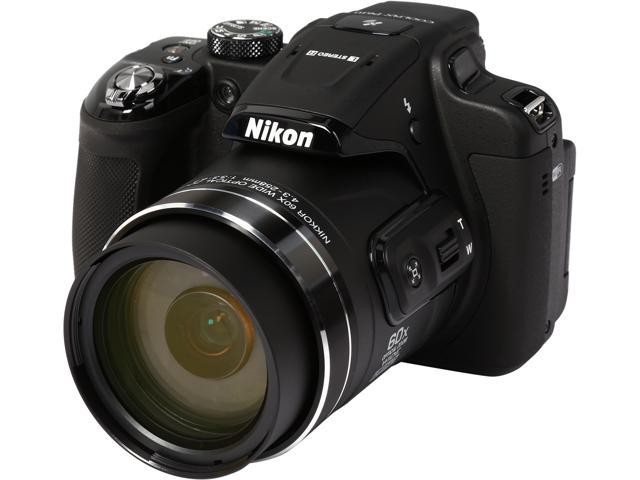 Nikon Coolpix P610 Black 1600 Mp 60x Optical Zoom 24mm Wide Angle