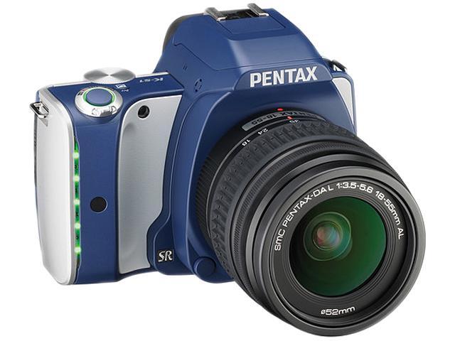 PENTAX K-S1 06578 Denim Blue Digital SLR Camera w/ DA L 18-55mm Lens 