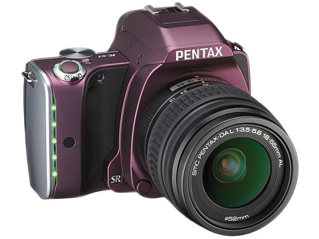PENTAX K-S1 06584 Dawn Purple Digital SLR Camera w/ DA L 18-55mm Lens 