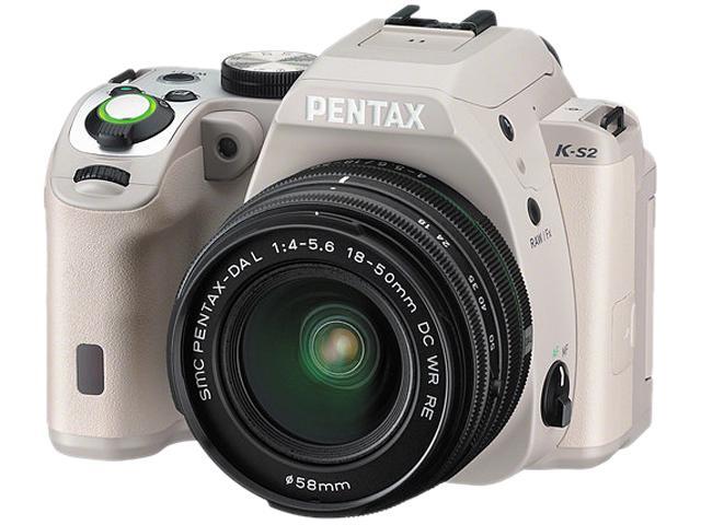 PENTAX K-S2 13961 Desert Beige Digital SLR Camera With 18-50mm Lens 