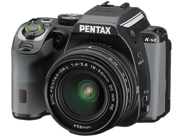 PENTAX K-S2 13963 Black - Racing Stripe Digital SLR Camera With 18-50mm Lens 