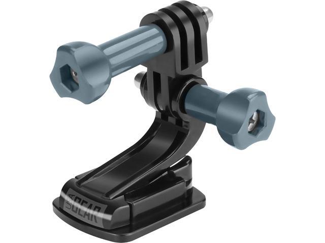 USA Gear Action Camera Flat Adhesive Mount with J Hook , Tripod Screw Adapter and Right Angle Adapter - Works with GoPro ...