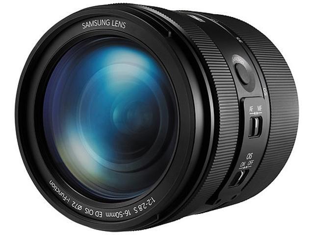Samsung EX-S1650ASB/US Compact ILC Lenses 16-50mm f/2-2.8 S ED OIS Lens Black