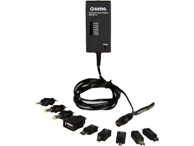 Sima SUP-60LX Universal AC High Power Adapter/Charger for Digital Cameras/Camcorders