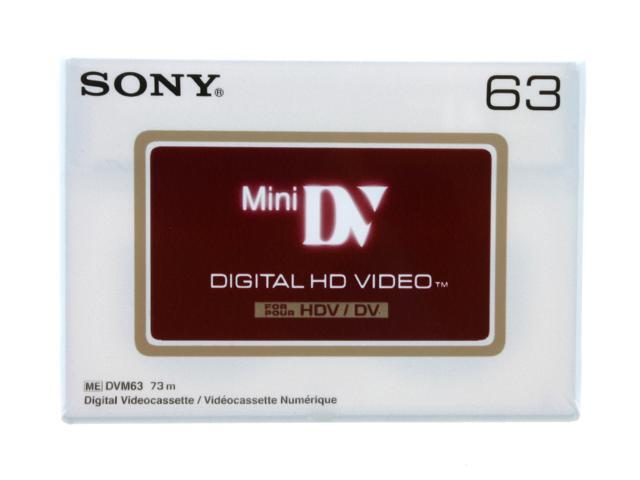 SONY DVM-63 HD Camcorder Media