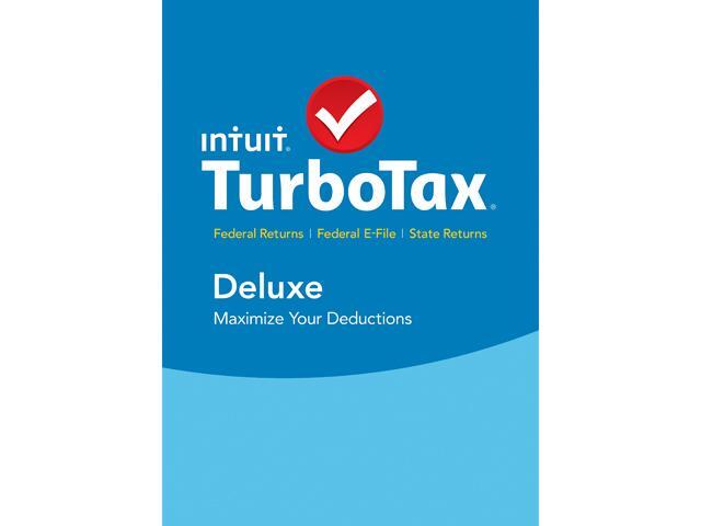 Intuit TurboTax Deluxe 2015 Fed + State + Efile for Mac - Download 