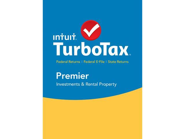 Intuit TurboTax Premier 2015 Fed + State + Efile for Windows - Download 