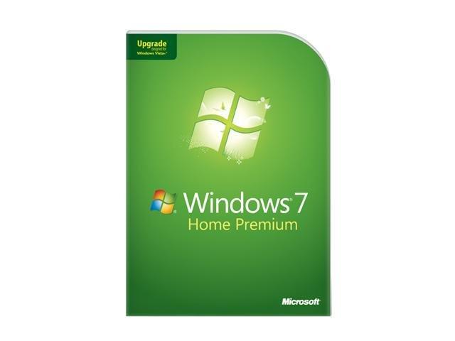 Microsoft Windows 7 Home Premium Upgrade.