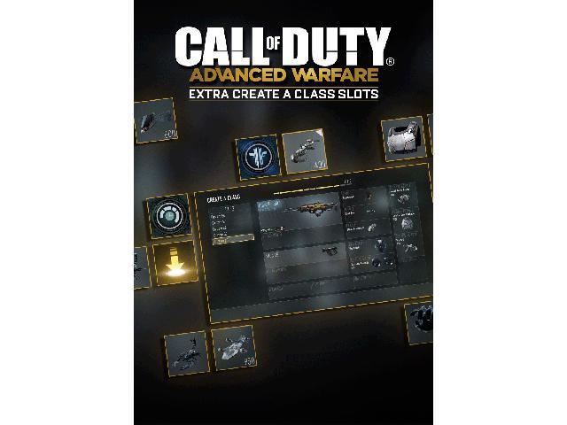 Extra class slots advanced warfare