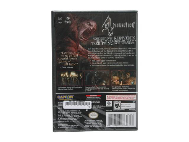 Resident Evil 4 Game Cube game CAPCOM