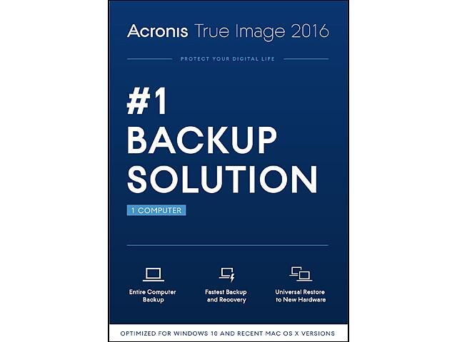Acronis True Image 2016 - CD Sleeve