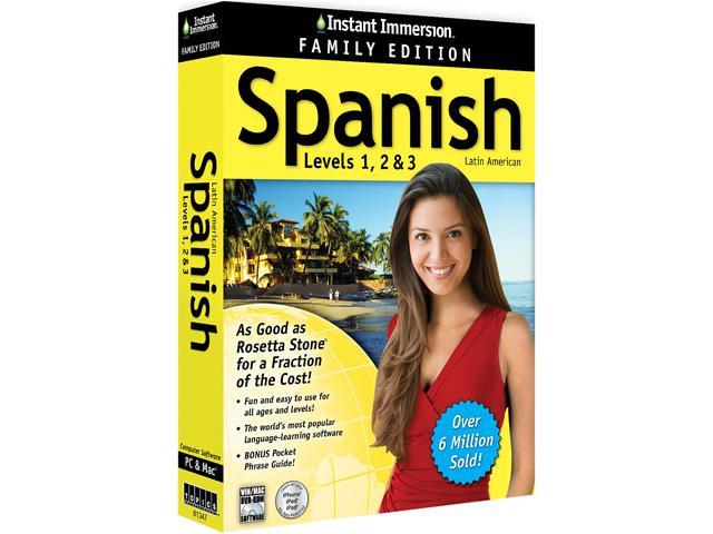 TOPICS Entertainment Instant Immersion Spanish Family Edition - Newegg ...