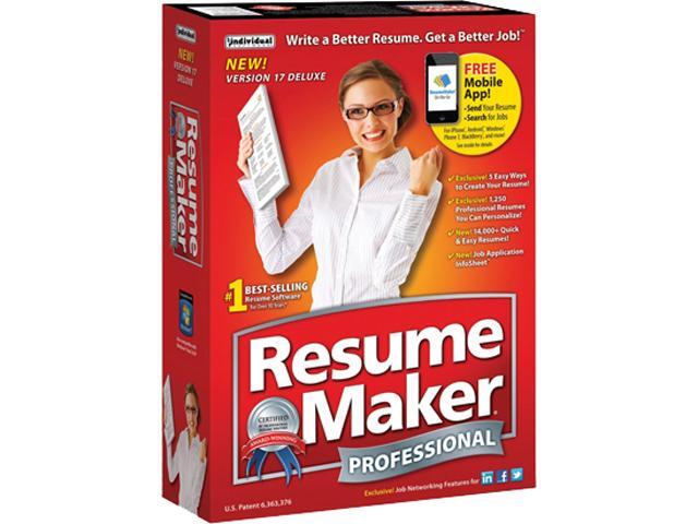 Individual Software ResumeMaker Professional Deluxe 17 - Download