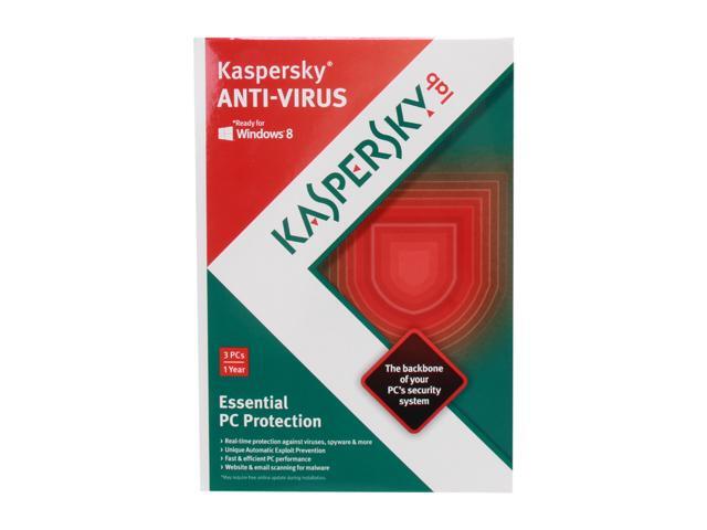 Kaspersky Anti-Virus 2013 - 3 PCs