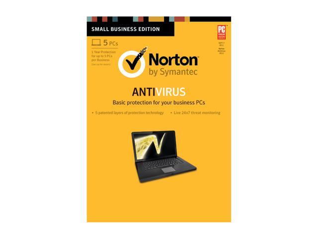 Symantec Norton Antivirus 2013 - 5 PCs