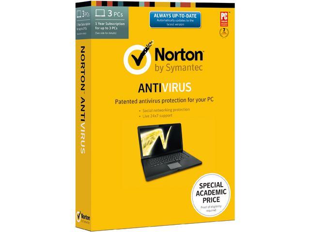 Symantec Norton AntiVirus 2014 Academic - 3 PCs Download