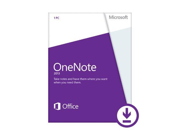Microsoft OneNote 2013 (Non-Commercial) - Download - 1 PC