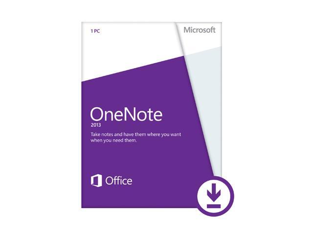 Microsoft OneNote 2013 - Download - 1 PC