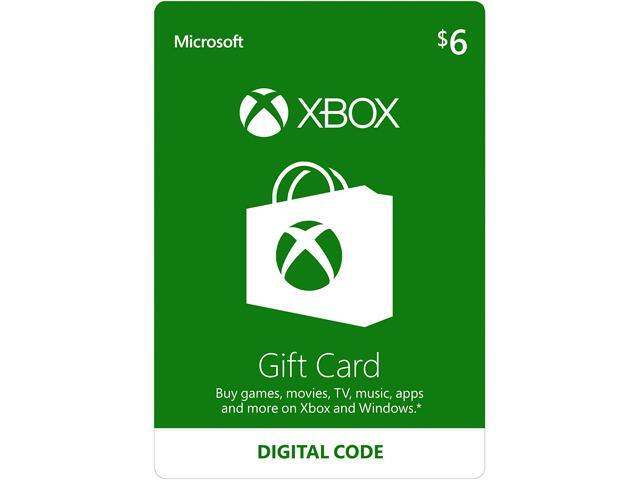 Microsoft Xbox Gift Card $6 US (Email Delivery)