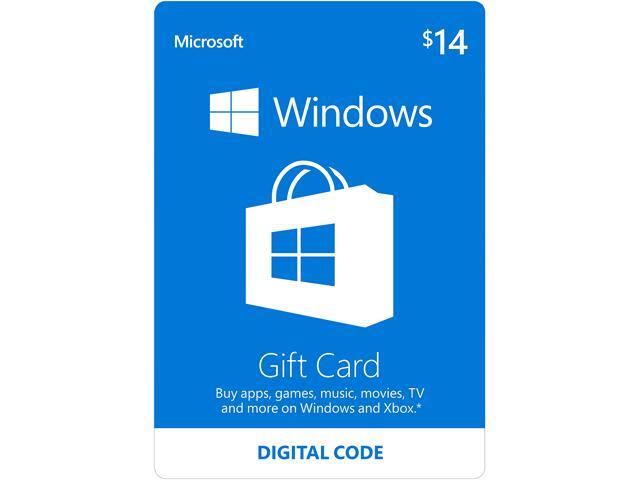 Microsoft Windows Store Gift Card - $14 (Email Delivery) 