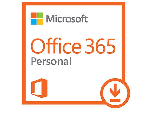 Microsoft Office 365 Personal - 1 PC / Mac + 1 Tablet, 1-Year Subscription - Download 