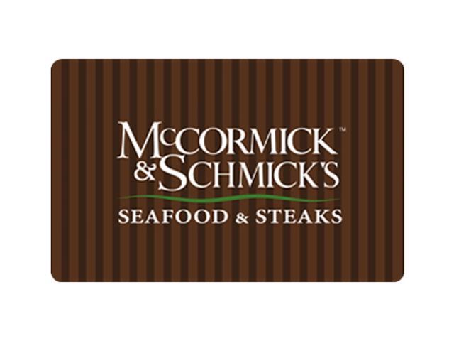 McCormick & Schmick's $50 Giftcard (Email Delivery) 