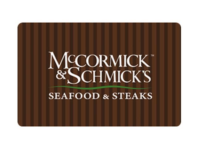 McCormick & Schmick's $100 Giftcard (Email Delivery) 