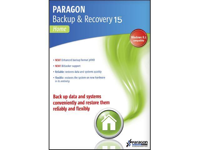 Paragon Backup & Recovery 15 Home 1 PC - Download