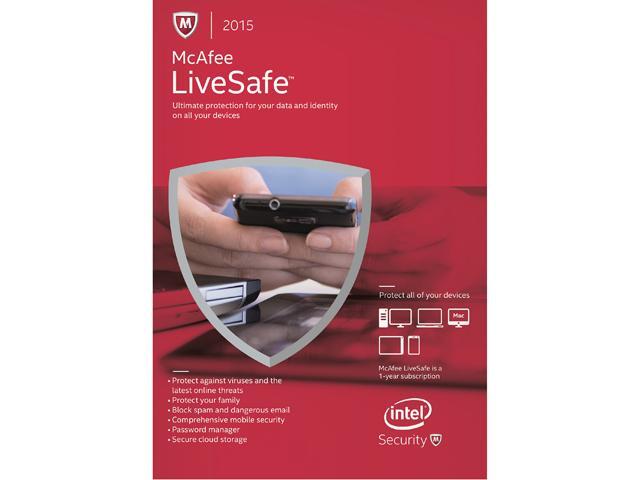 McAfee 2015 LiveSafe 1 Year - Download