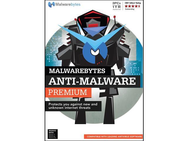 Malwarebytes Anti-Malware Premium 2.0 - 3 PCs / 1 Year - OEM