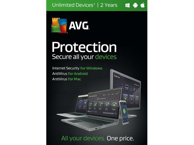 AVG Protection 2016 Unlimited Devices 2 Years - Download 