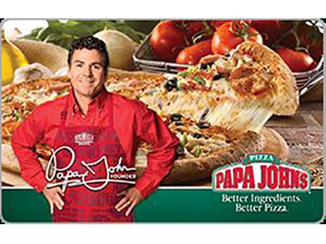 Papa John's $10 Gift Card (Email Delivery)