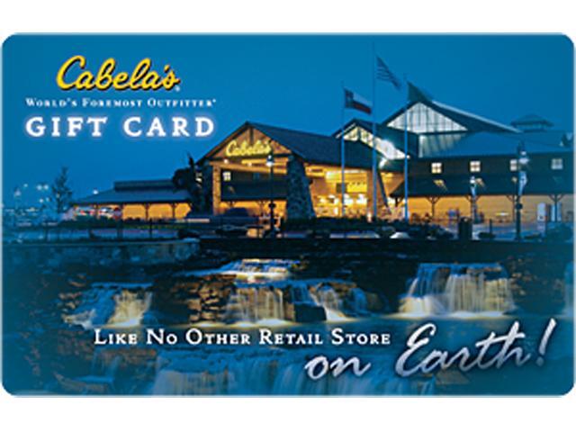 Cabela's $50 Gift Card (Email Delivery) 