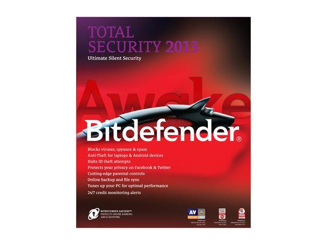 Bitdefender Total Security 2013 - 3 PCs / 2 Years