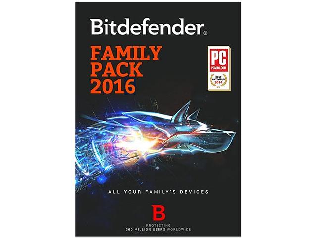 Bitdefender Family Pack 2016 1 Year Unlimited - Download 