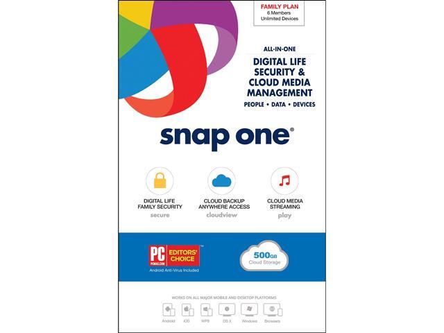 Snap One Mobile Life Security w/ 500 GB of Cloud Storage - 6 Users/Unlimited Devices