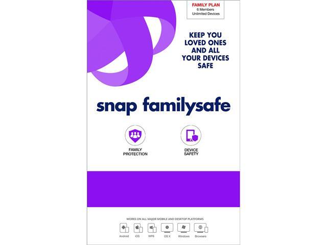 Snap FamilySafe Mobile Life Security - 6 Users/Unlimited Devices