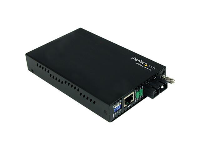 StarTech.com Gigabit Ethernet Single Mode Fiber Media Converter