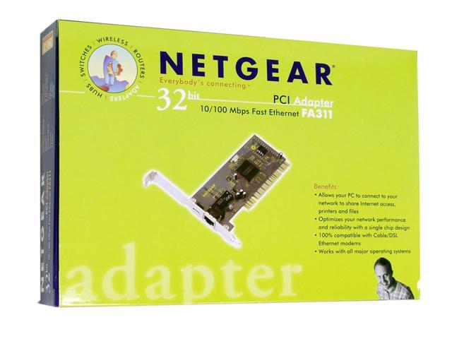 NETGEAR FA311 Network Interface Card 10/ 100Mbps PCI 1 x RJ45