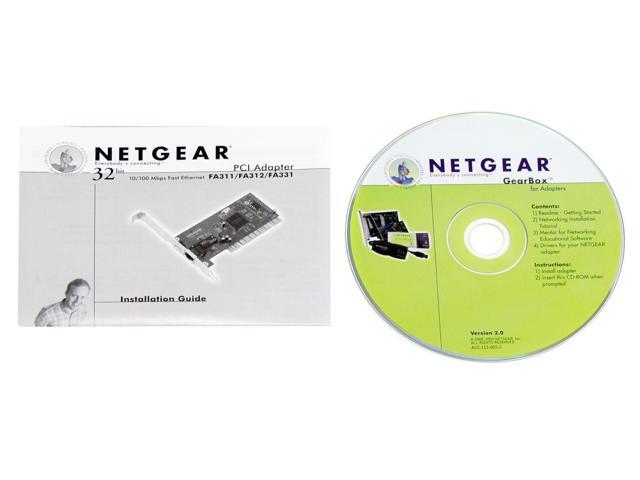 NETGEAR FA311 Network Interface Card 10/ 100Mbps PCI 1 x RJ45