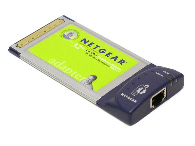 NETGEAR FA511 10/100Mbps PCMCIA Ethernet Adapter